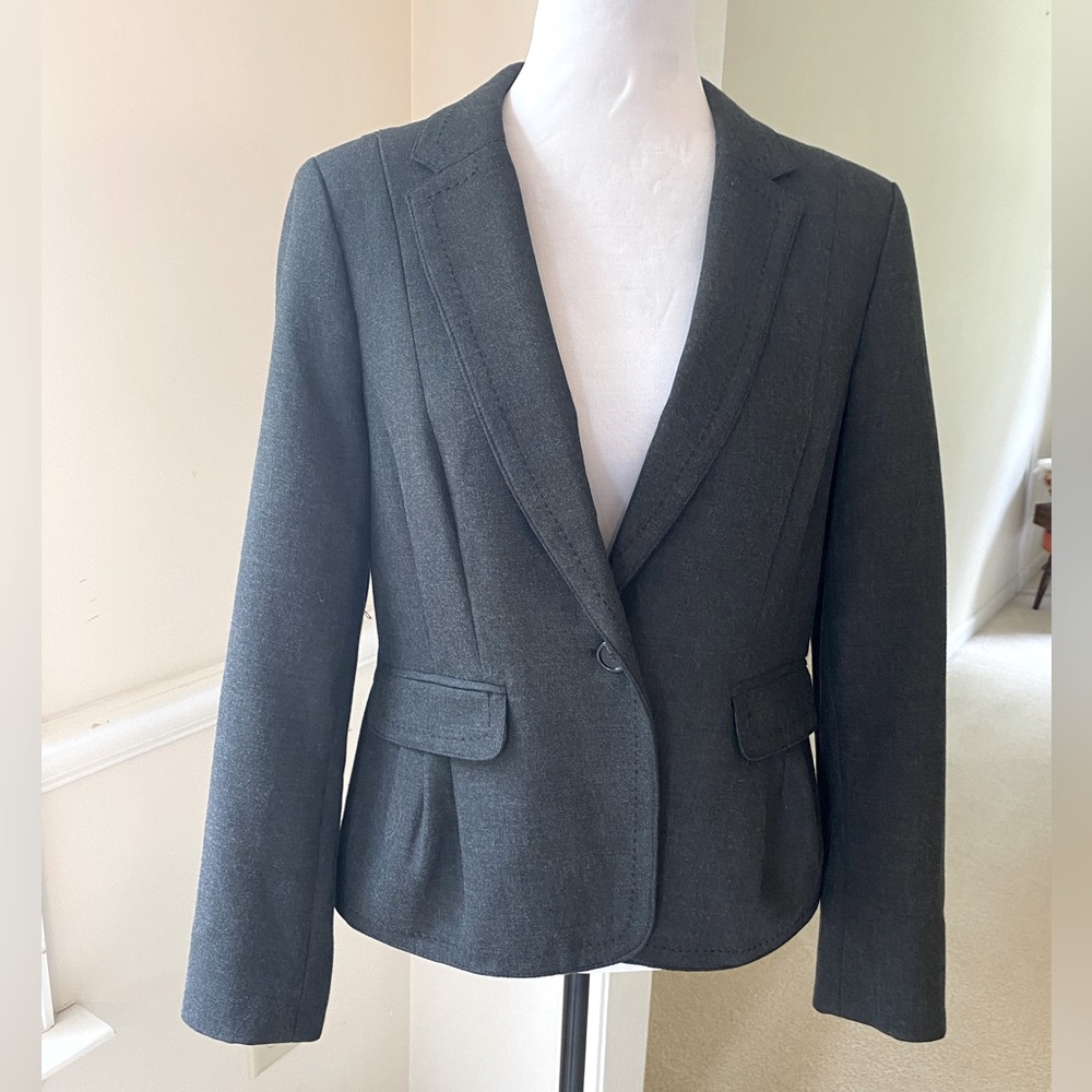 LOFT Women’s Blazer - 12P - Gray